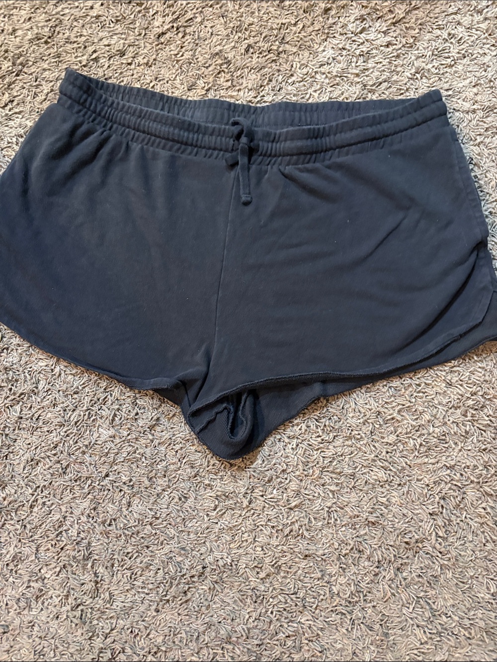 GAP Black Women's Athletic Lounge Shorts with Drawstring
